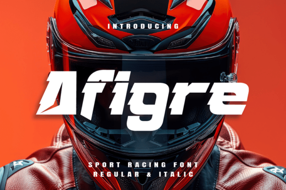 Afigre Racing: A Display Font Built for Speed and Editorial Presence