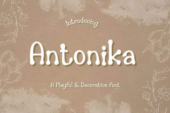 Antonika: A Playful Display Font for Thoughtful Editorial Design