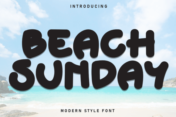 Beach Sunday: A Display Font That Earns Its Place in Real Projects