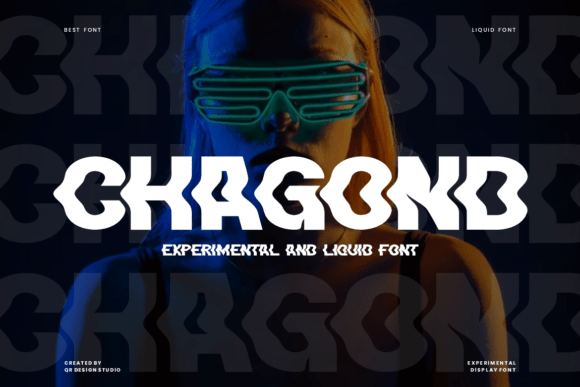 Chagond: A Bold Display Font for Handmade Makers