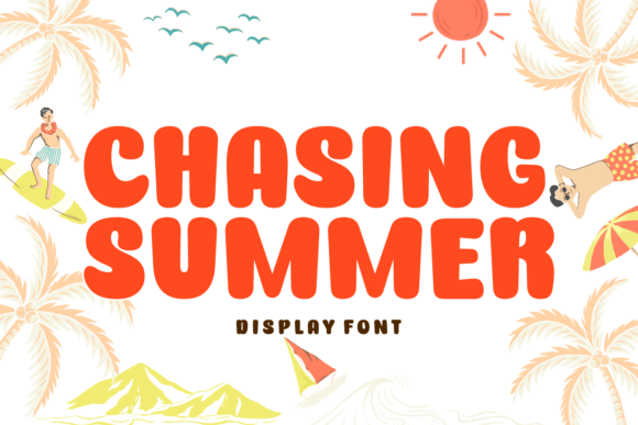 Chasing Summer Font Brings Retro Charm to Handmade Products