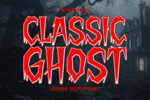 Classic Ghost: A Display Font for Eerie Yet Elegant Branding