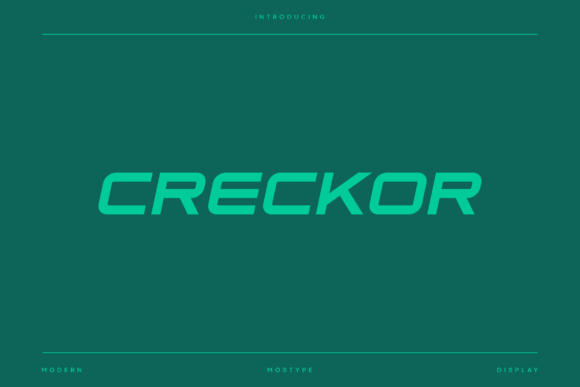 Creckor Display Font: Elevating Web Typography and Branding