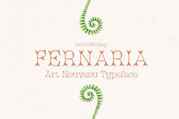 Fernaria: A Serif Font for Timeless Craft Projects