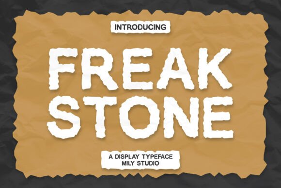Freak Stone: A Display Font That Gives Your Brand an Edge