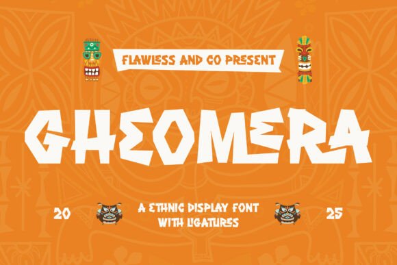 Gheomera Font: A Handmade Seller's Dream Display Typeface