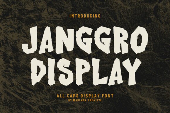 Janggro: A Quirky Display Font for Modern Web Design