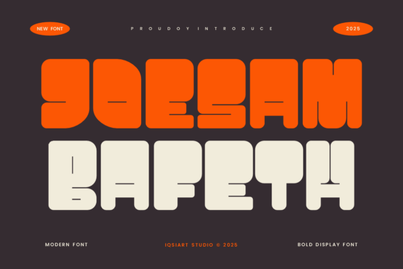 Joesam Bafeth: A Display Font for Handmade Product Design