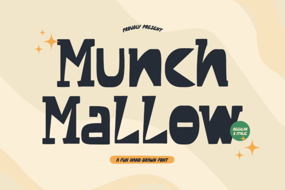 Munch Mallow: A Playful Display Font for Digital Design