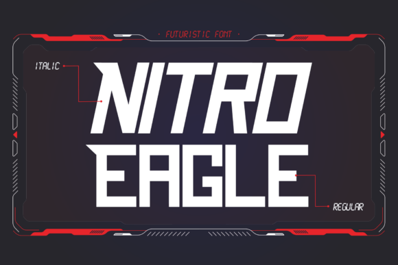 Nitro Eagle font review: a sharp display typeface for bold branding