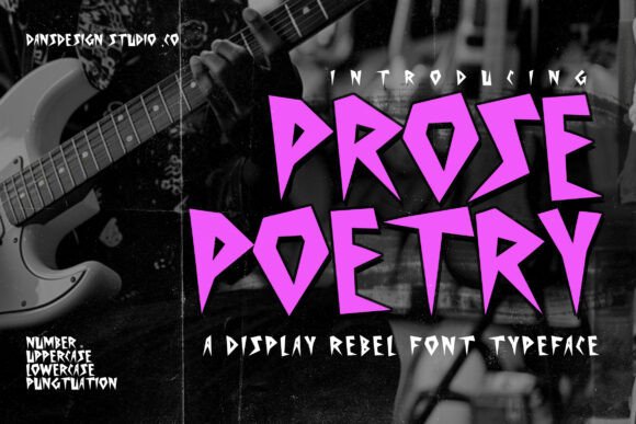 Prose Poetry: The Display Font That Gives Your Editorials an Edge