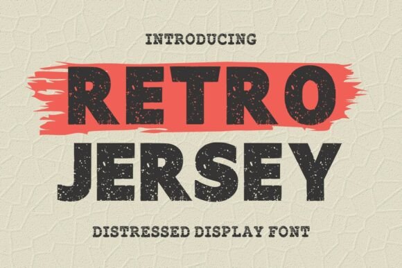 Retrojersey Regular: A Display Typeface for Digital Branding