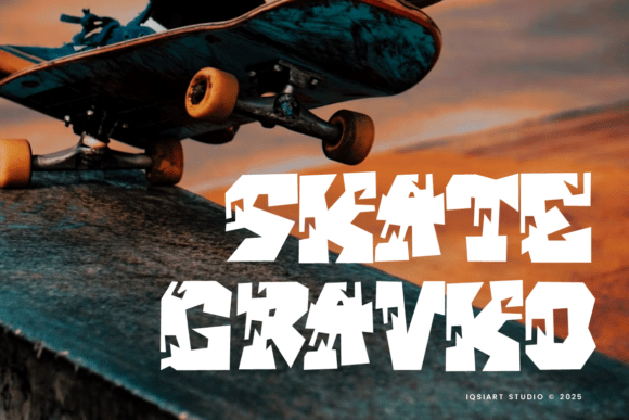 Skate Gravko: A Display Font with Street-Smart Energy