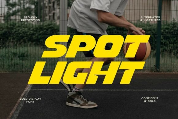 Spot Light Typeface for Modern Web Design