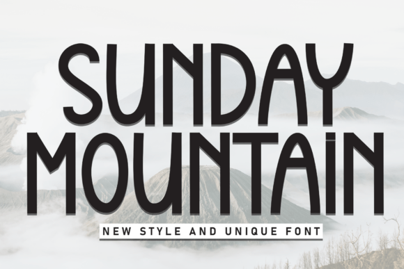 Sunday Mountain: A Display Font for Thoughtful Editorial Design