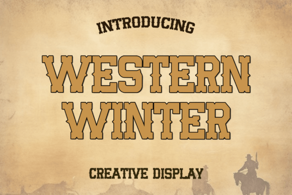 Western Winter: A Rugged Display Font for Bold Campaigns