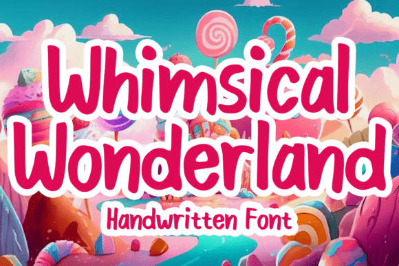 Whimsical Wonderland: A Playful Handwritten Font for Crafters and Makers